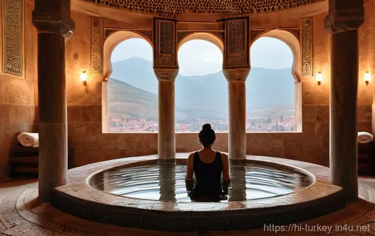 튀르키예의 유명한 온천 지역 - **Image Prompt 2: Modern Wellness in Afyonkarahisar Thermal Spa**
    An interior view of a contempo...